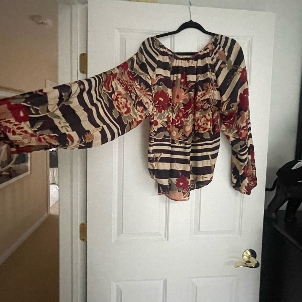 NWT Anthropologie silk blouse Sz s - Picture 9 of 12